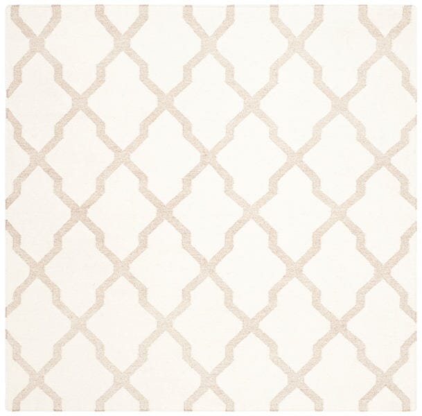 Safavieh Dhurries Dhu645C Ivory / Camel Rugs - Safavieh - dhu645c - 6sq