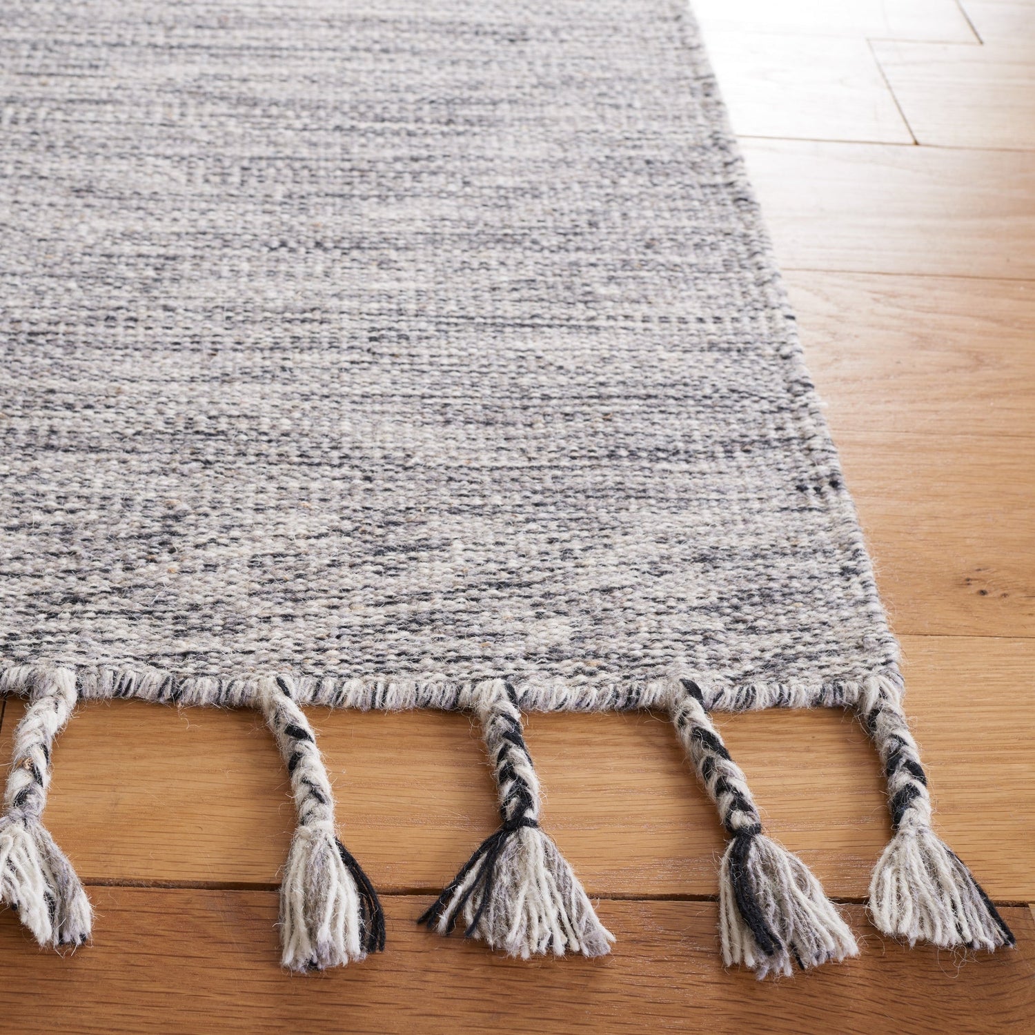 Safavieh Dhurries Dhu801H Dark Grey/Beige Rug - Safavieh - dhu801h - 3