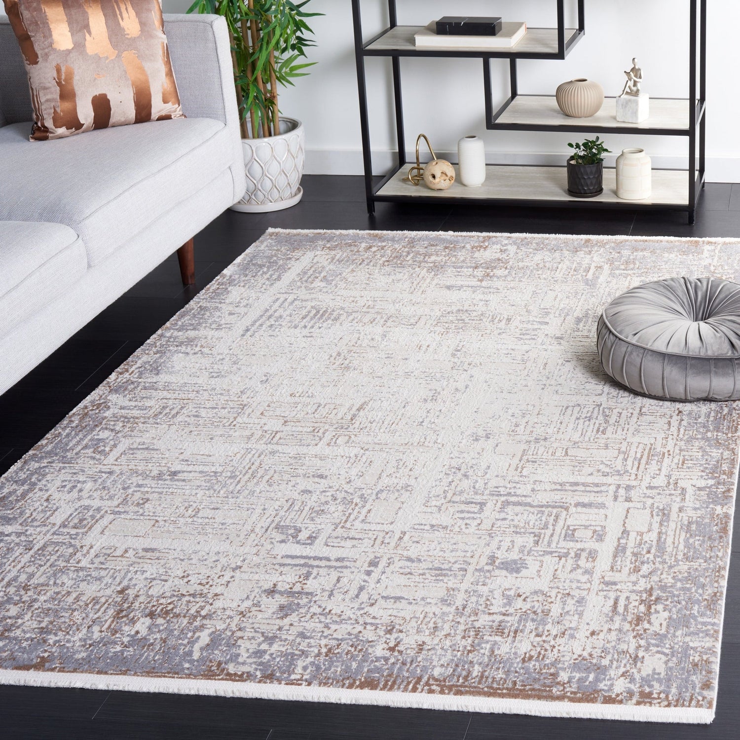 Safavieh Diamond Dia134B Beige/Grey Brown Rug - Safavieh - dia134b - 4