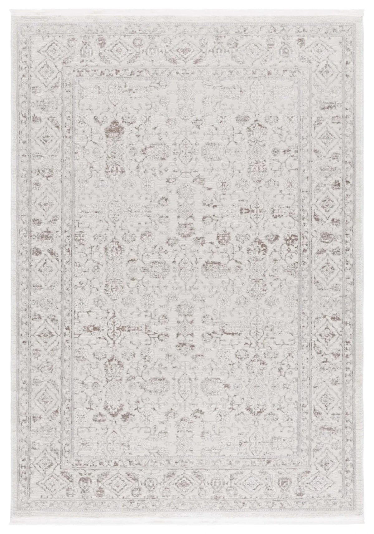 Safavieh Diamond 5'-3" x 7'-6" Rug in Ivory / Grey