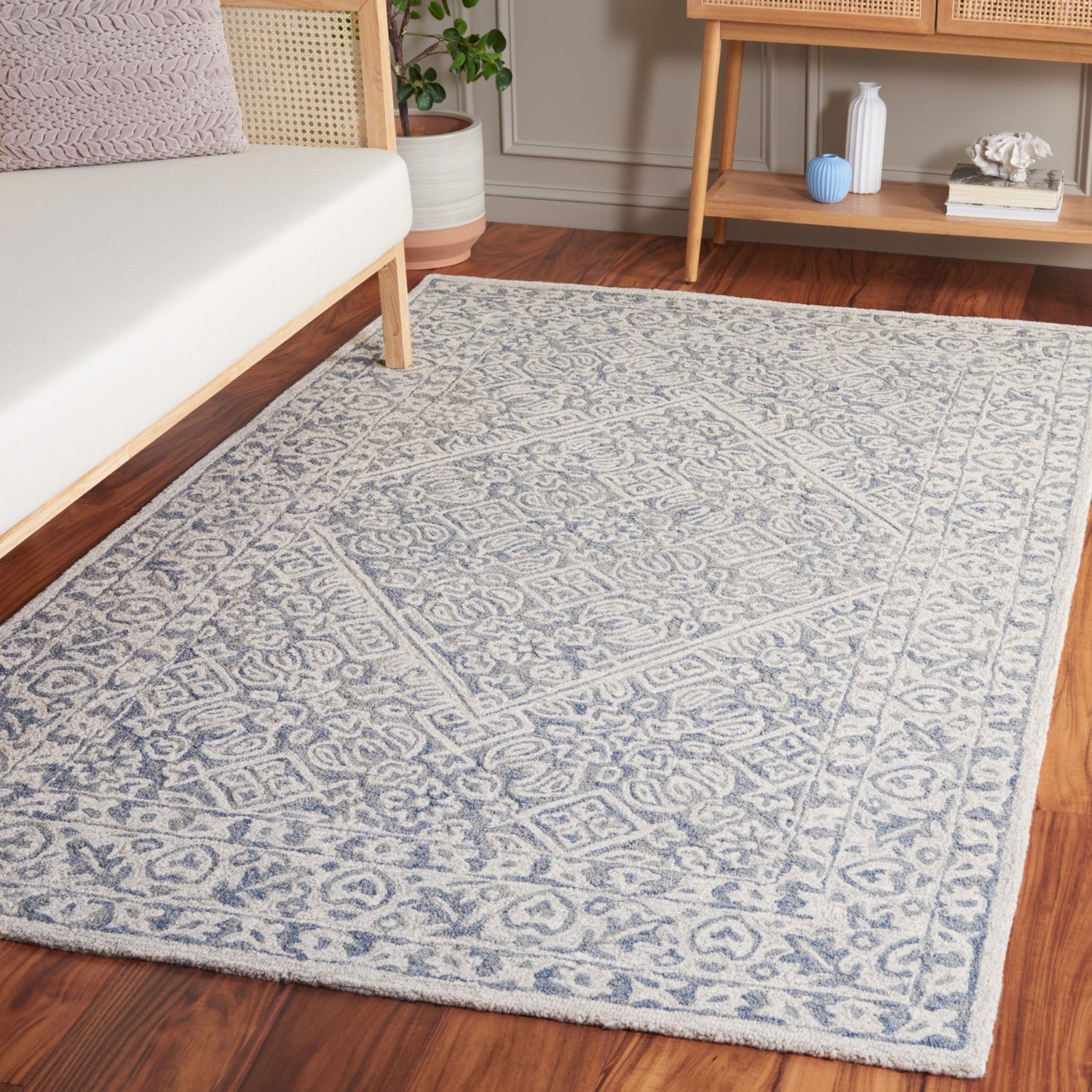 Safavieh Dip Dye Ddy151F Grey/Ivory Rug - Safavieh - ddy151f - 3