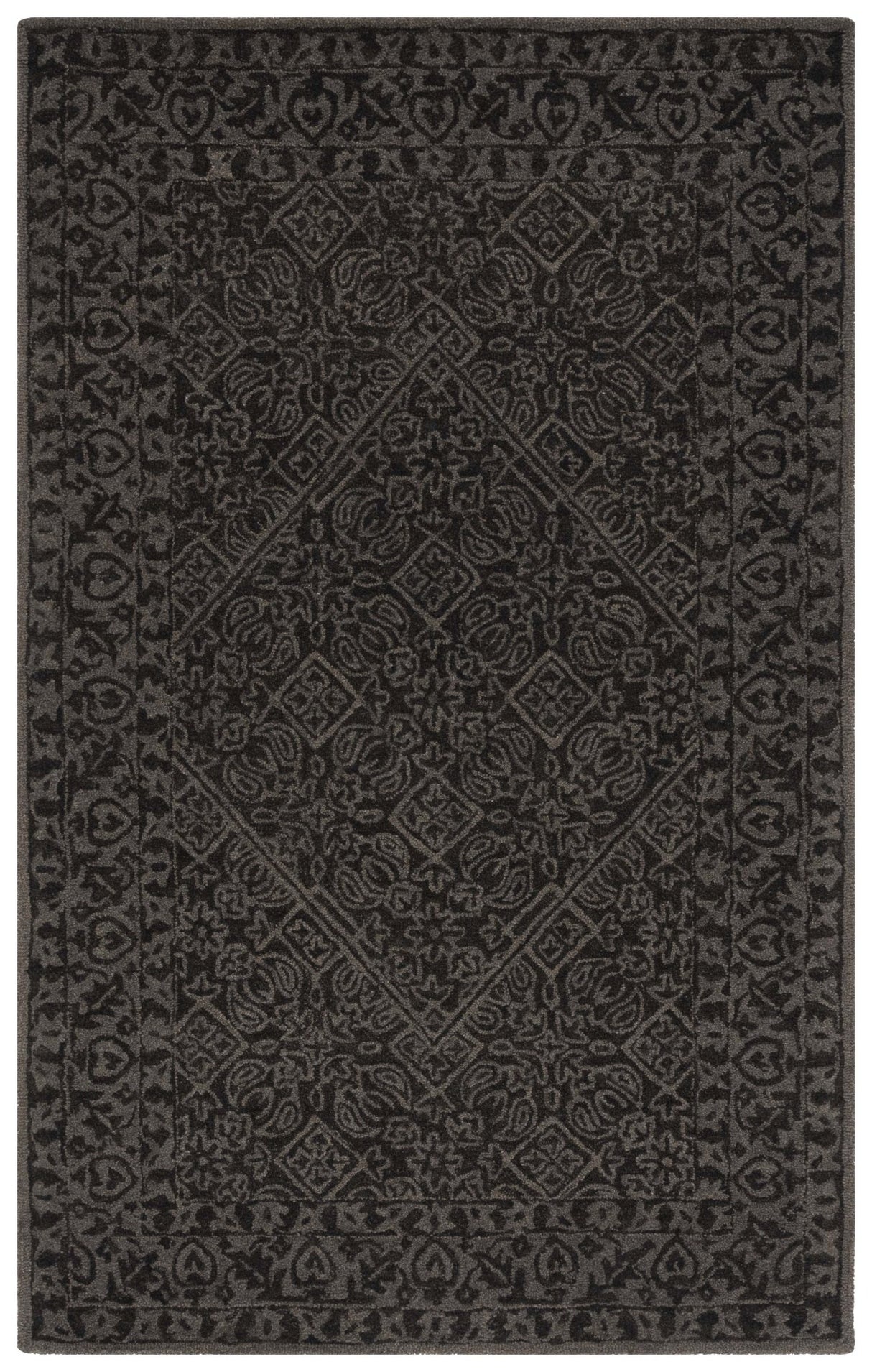 Safavieh Dip Dye Ddy151H Dark Grey Rug - Safavieh - ddy151h - 3