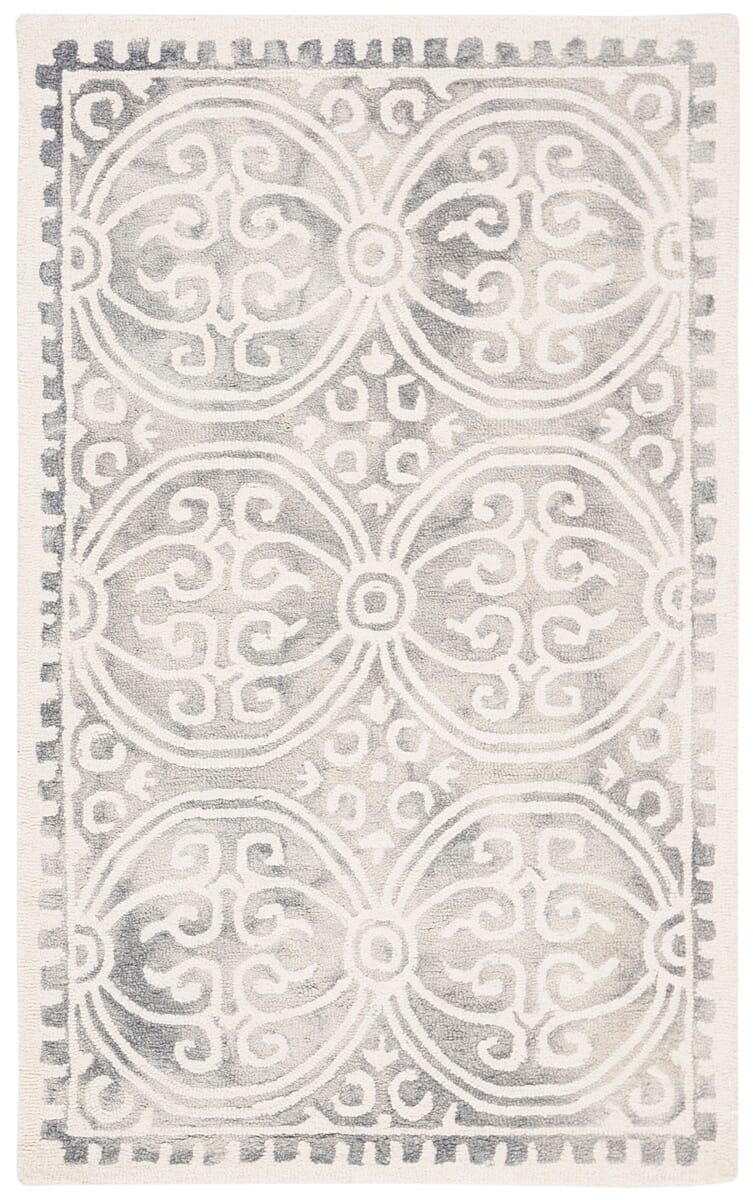Safavieh Dip Dye Ddy211G Silver / Ivory Rugs - Safavieh - ddy211g - 7r