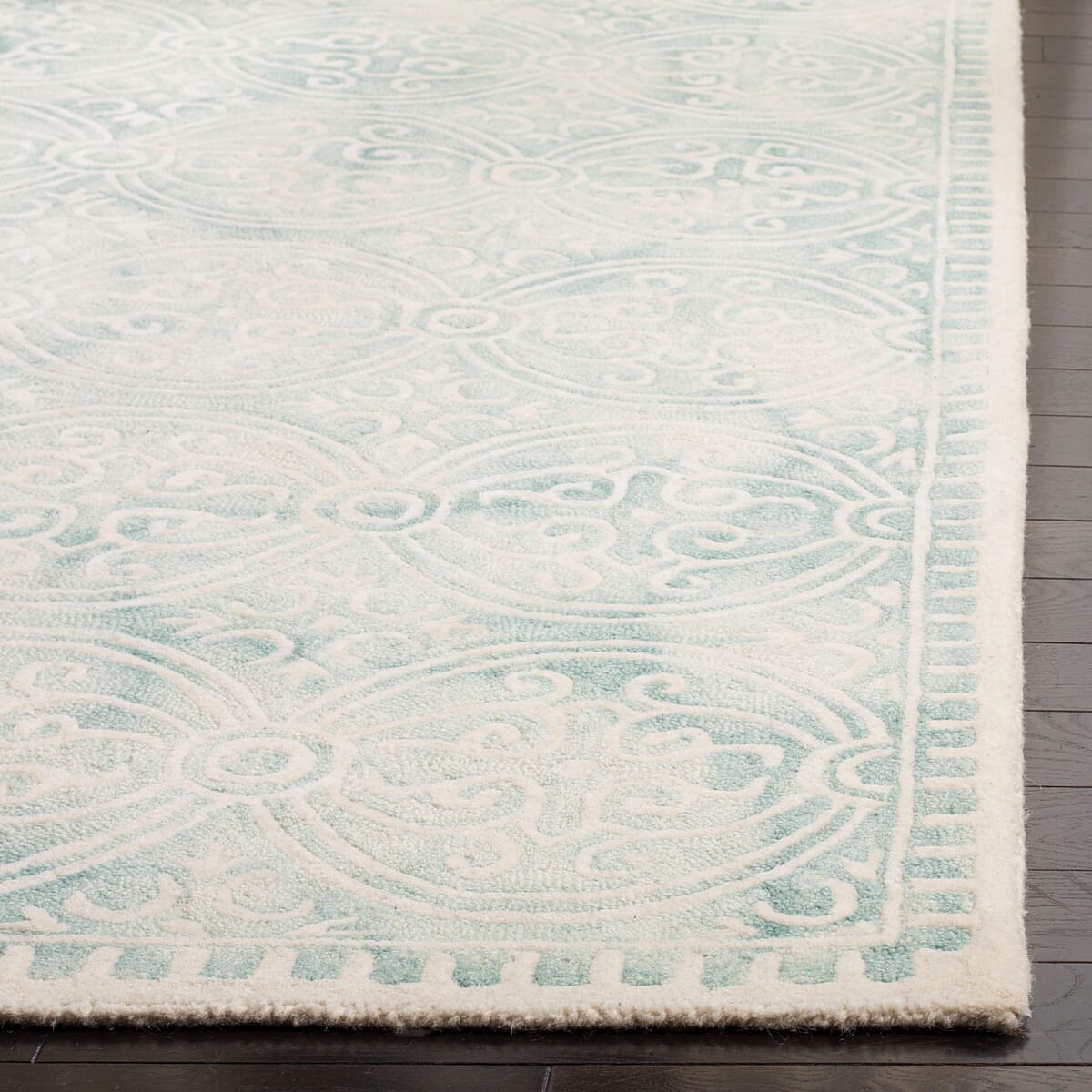 Safavieh Dip Dye Ddy211J Light Green / Ivory Rugs - Safavieh - ddy211j - 3