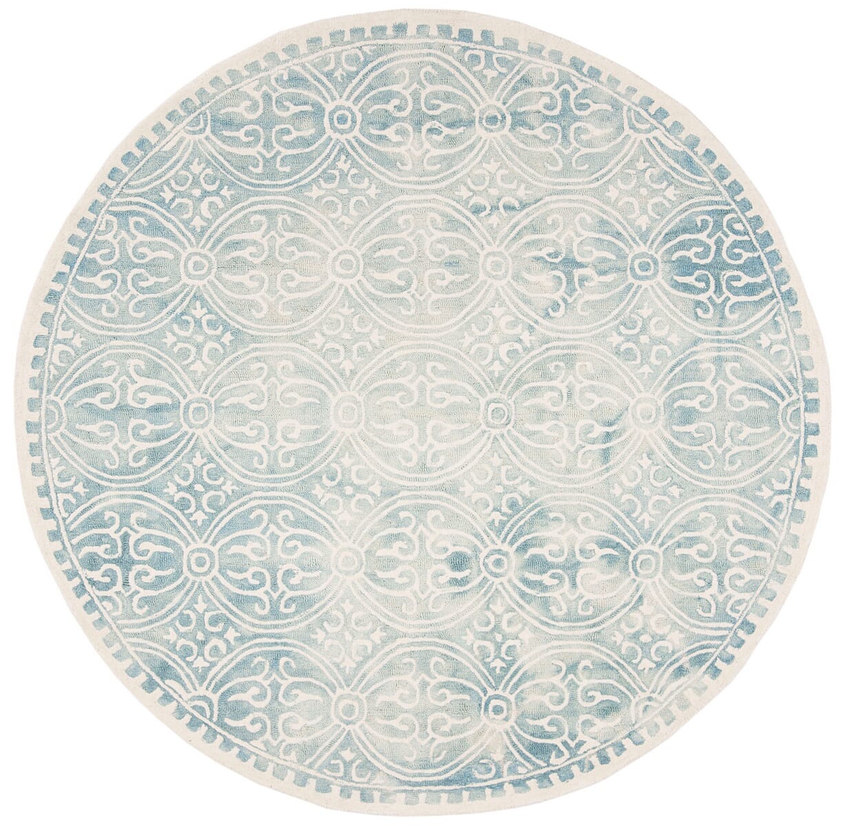 Safavieh Dip Dye Ddy211J Light Green / Ivory Rugs - Safavieh - ddy211j - 7r