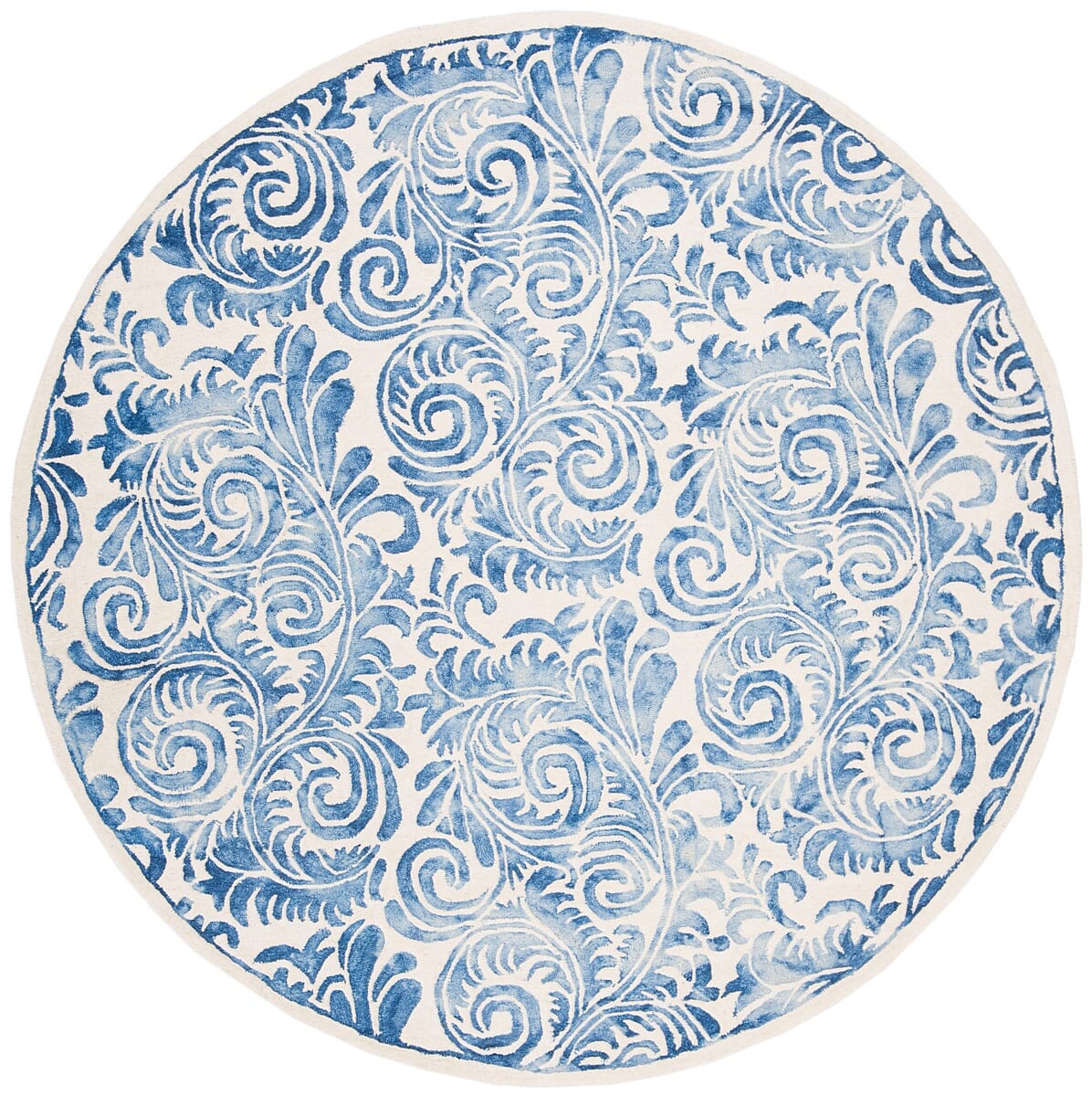 Safavieh Dip Dye Ddy212M Blue / Ivory Rugs - Safavieh - ddy212m - 7r