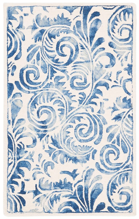 Safavieh Dip Dye Ddy212M Blue / Ivory Rugs - Safavieh - ddy212m - 7r