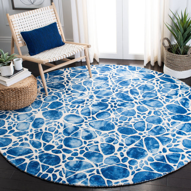 Safavieh Dip Dye Ddy307M Ivory/Blue Rug - Safavieh - ddy307m - 7r