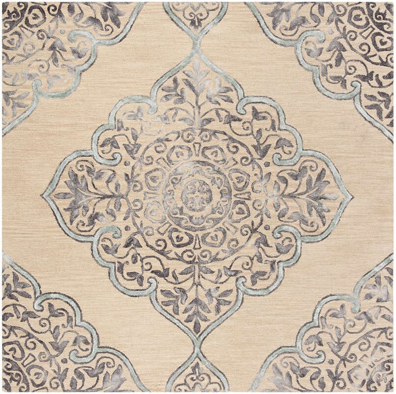 Safavieh Dip Dye Ddy510A Beige / Blue Rugs - Safavieh - ddy510a - 7sq