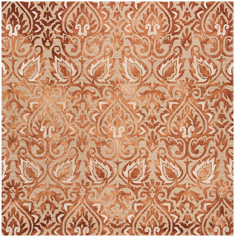 Safavieh Dip Dye Ddy511Q Copper / Beige Rugs - Safavieh - ddy511q - 7sq