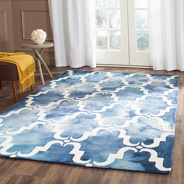 Safavieh Dip Dye Ddy536N Navy / Ivory Rugs - Safavieh - ddy536n - 2