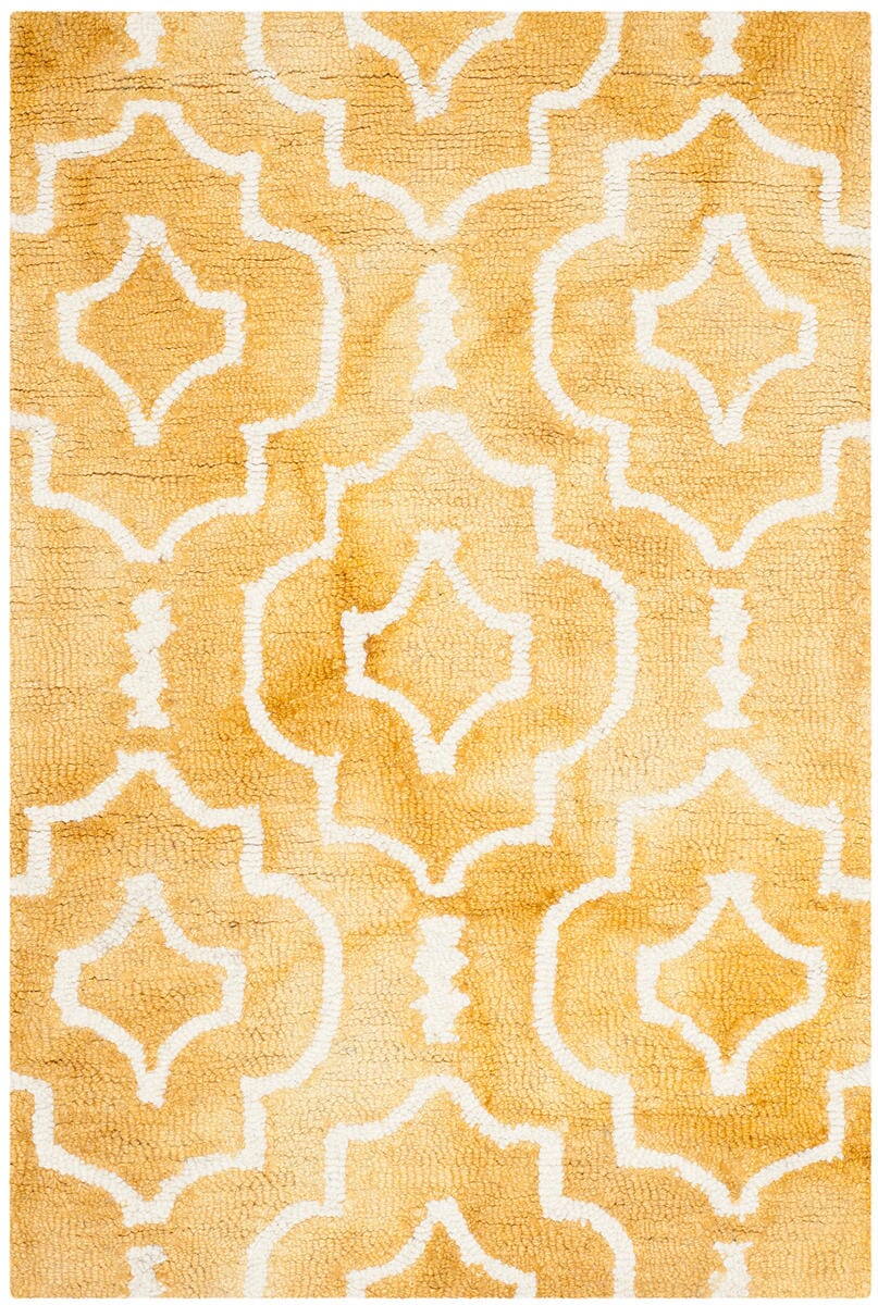 Safavieh Dip Dye Ddy538H Gold / Ivory Rugs - Safavieh - ddy538h - 7r