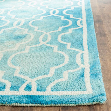 Safavieh Dip Dye Ddy539D Turquoise / Ivory Rugs - Safavieh - ddy539d - 2