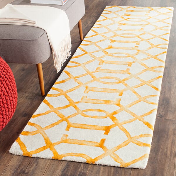 Safavieh Dip Dye Ddy712C Ivory / Gold Rugs - Safavieh - ddy712c - 7sq