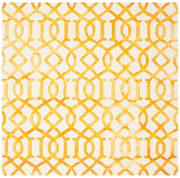 Safavieh Dip Dye Ddy712C Ivory / Gold Rugs - Safavieh - ddy712c - 7sq