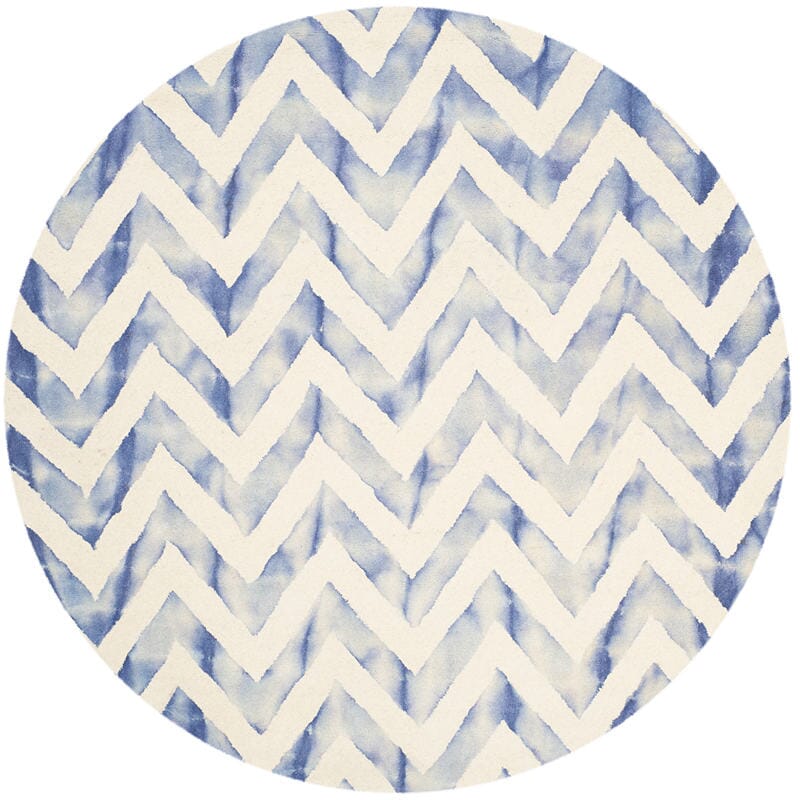 Safavieh Dip Dye Ddy715A Ivory / Blue Rugs - Safavieh - ddy715a - 7r