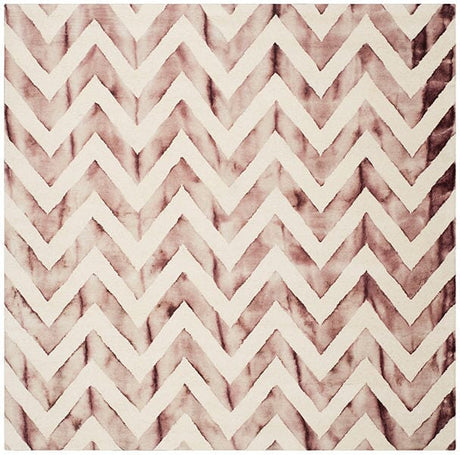 Safavieh Dip Dye Ddy715I Ivory / Maroon Rugs - Safavieh - ddy715i - 7sq