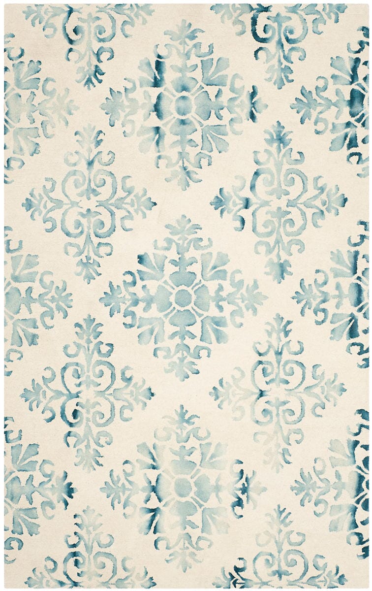 Safavieh Dip Dye Ddy720Q Ivory / Light Blue Rugs - Safavieh - ddy720q - 2