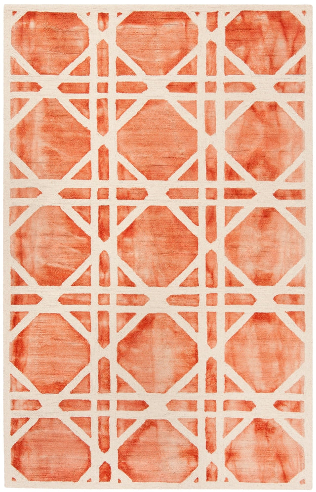 Safavieh Dip Dye Ddy721P Ivory/Orange Rug - Safavieh - ddy721p - 2