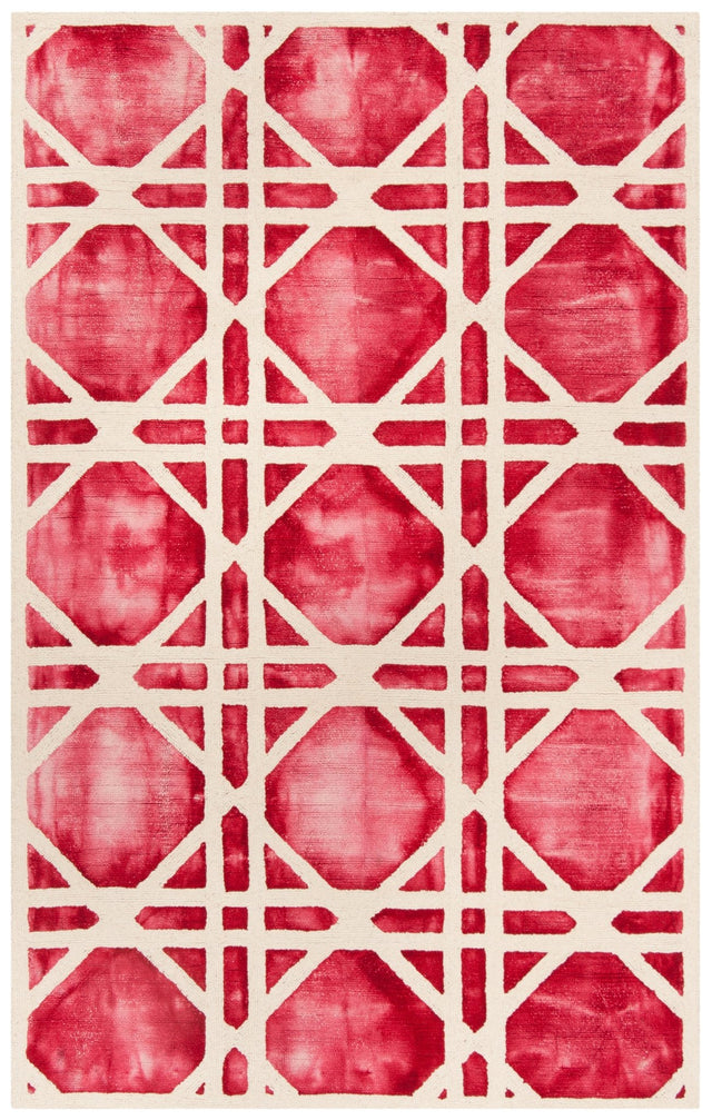 Safavieh Dip Dye Ddy721Q Ivory/Red Rug - Safavieh - ddy721q - 2