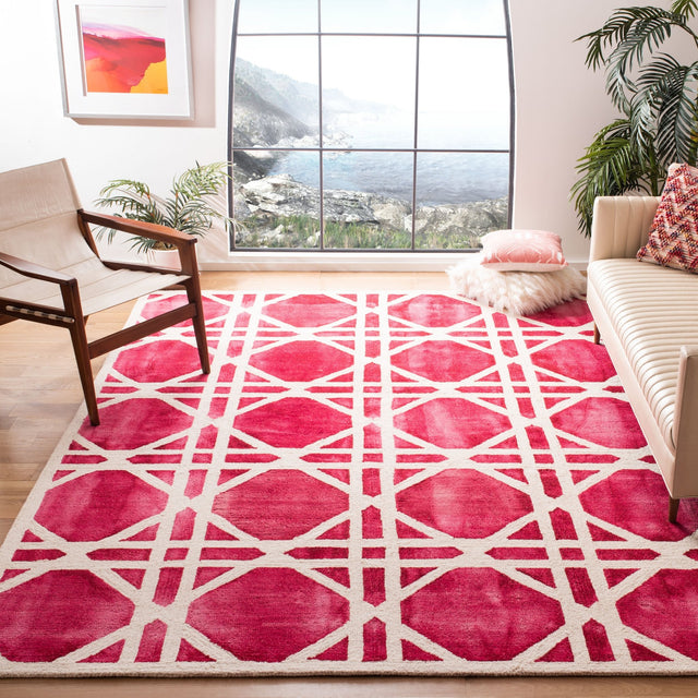 Safavieh Dip Dye Ddy721Q Ivory/Red Rug - Safavieh - ddy721q - 2