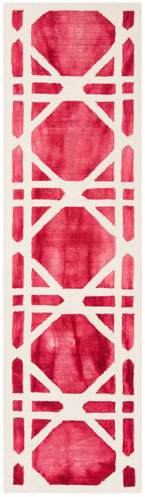 Safavieh Dip Dye Ddy721Q Ivory/Red Rug - Safavieh - ddy721q - 26
