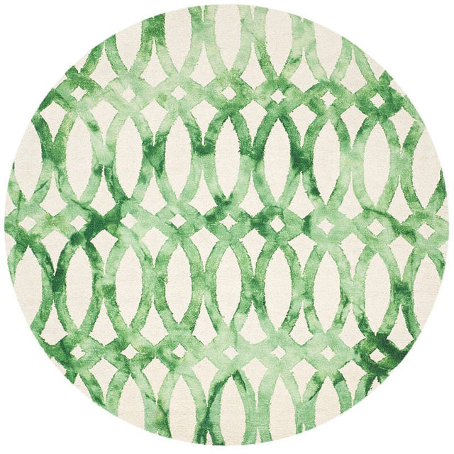 Safavieh Dip Dyed Ddy675B Ivory / Green Rugs - Safavieh - ddy675b - 7r