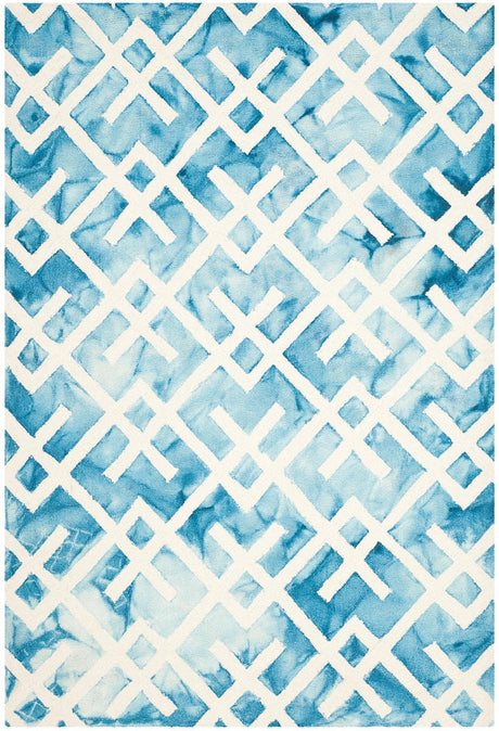 Safavieh Dip Dyed Ddy677G Blue / Ivory Rugs - Safavieh - ddy677g - 2