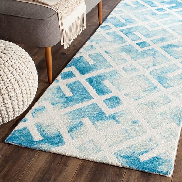 Safavieh Dip Dyed Ddy677G Blue / Ivory Rugs - Safavieh - ddy677g - 5sq