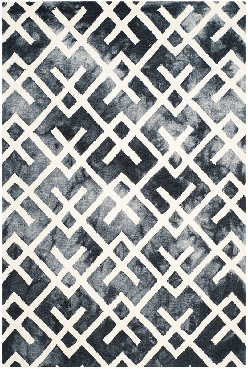 Safavieh Dip Dyed Ddy677J Graphite / Ivory Rugs - Safavieh - ddy677j - 2