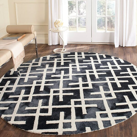 Safavieh Dip Dyed Ddy677J Graphite / Ivory Rugs - Safavieh - ddy677j - 2