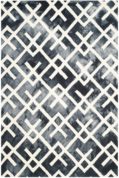 Safavieh Dip Dyed Ddy677J Graphite / Ivory Rugs - Safavieh - ddy677j - 2