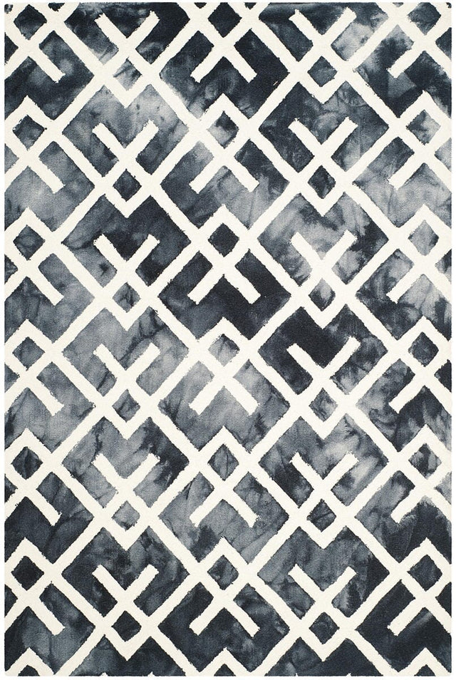 Safavieh Dip Dyed Ddy677J Graphite / Ivory Rugs - Safavieh - ddy677j - 2