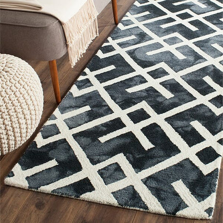 Safavieh Dip Dyed Ddy677J Graphite / Ivory Rugs - Safavieh - ddy677j - 2