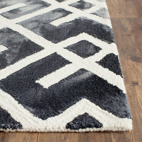 Safavieh Dip Dyed Ddy677J Graphite / Ivory Rugs - Safavieh - ddy677j - 2