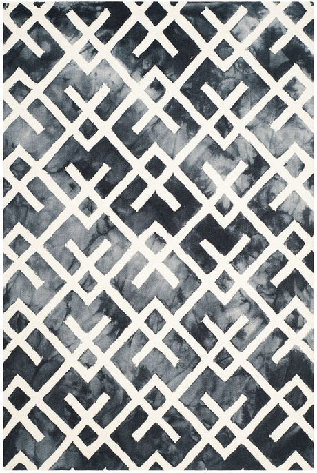 Safavieh Dip Dyed Ddy677J Graphite / Ivory Rugs - Safavieh - ddy677j - 2