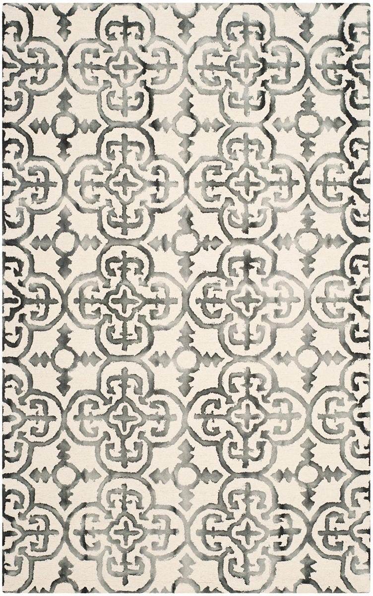 Safavieh Dip Dyed Ddy711D Ivory / Charcoal Rugs - Safavieh - ddy711d - 2