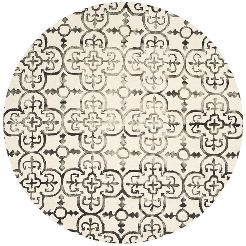 Safavieh Dip Dyed Ddy711D Ivory / Charcoal Rugs - Safavieh - ddy711d - 7r