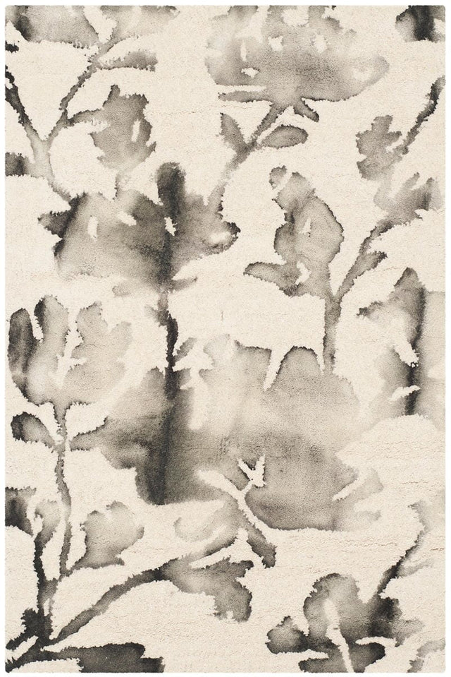 Safavieh Dip Dyed Ddy716D Ivory / Charcoal Rugs - Safavieh - ddy716d - 7r