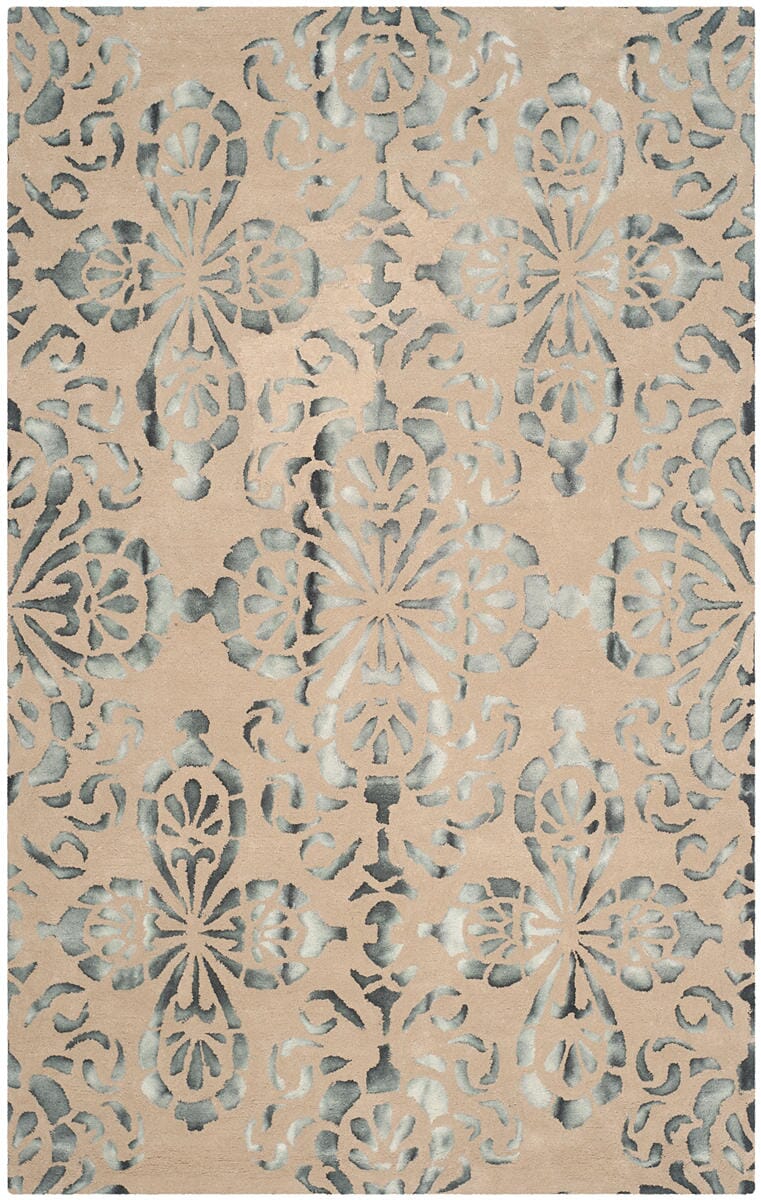 Safavieh Dip Dyed Ddy719M Camel / Grey Rugs - Safavieh - ddy719m - 2