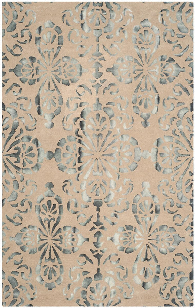 Safavieh Dip Dyed Ddy719M Camel / Grey Rugs - Safavieh - ddy719m - 2