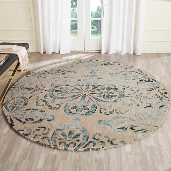 Safavieh Dip Dyed Ddy719M Camel / Grey Rugs - Safavieh - ddy719m - 7sq