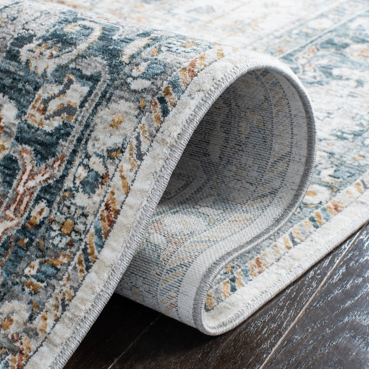 Safavieh Dream Drm723B Ivory/Light Blue Rug - Safavieh - drm723b - 7r