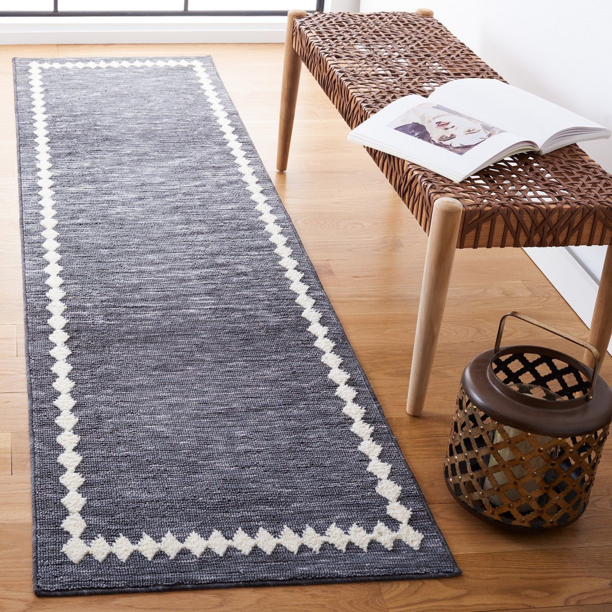 Safavieh Easy Care Ecr110F Grey/Ivory Rug - Safavieh - ecr110f - 24