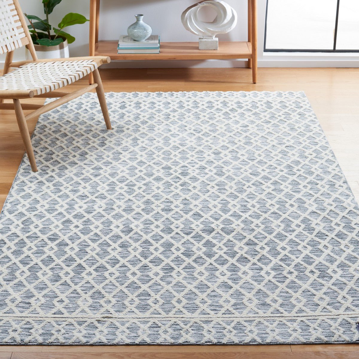Safavieh Easy Care Ecr111F Grey/Ivory Rug - Safavieh - ecr111f - 2