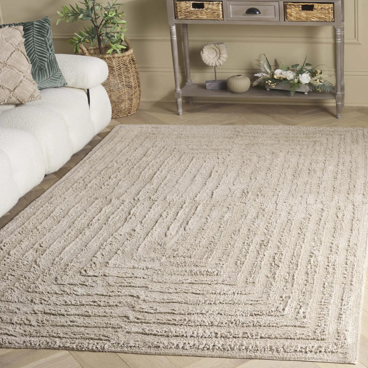 Safavieh Easy Care 4'-0" x 6'-0" Rug in Sage