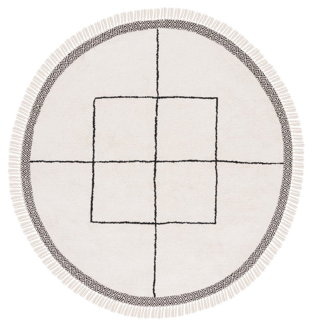 Safavieh Easy Care Ecr210A Ivory/Black Rug - Safavieh - ecr210a - 6r