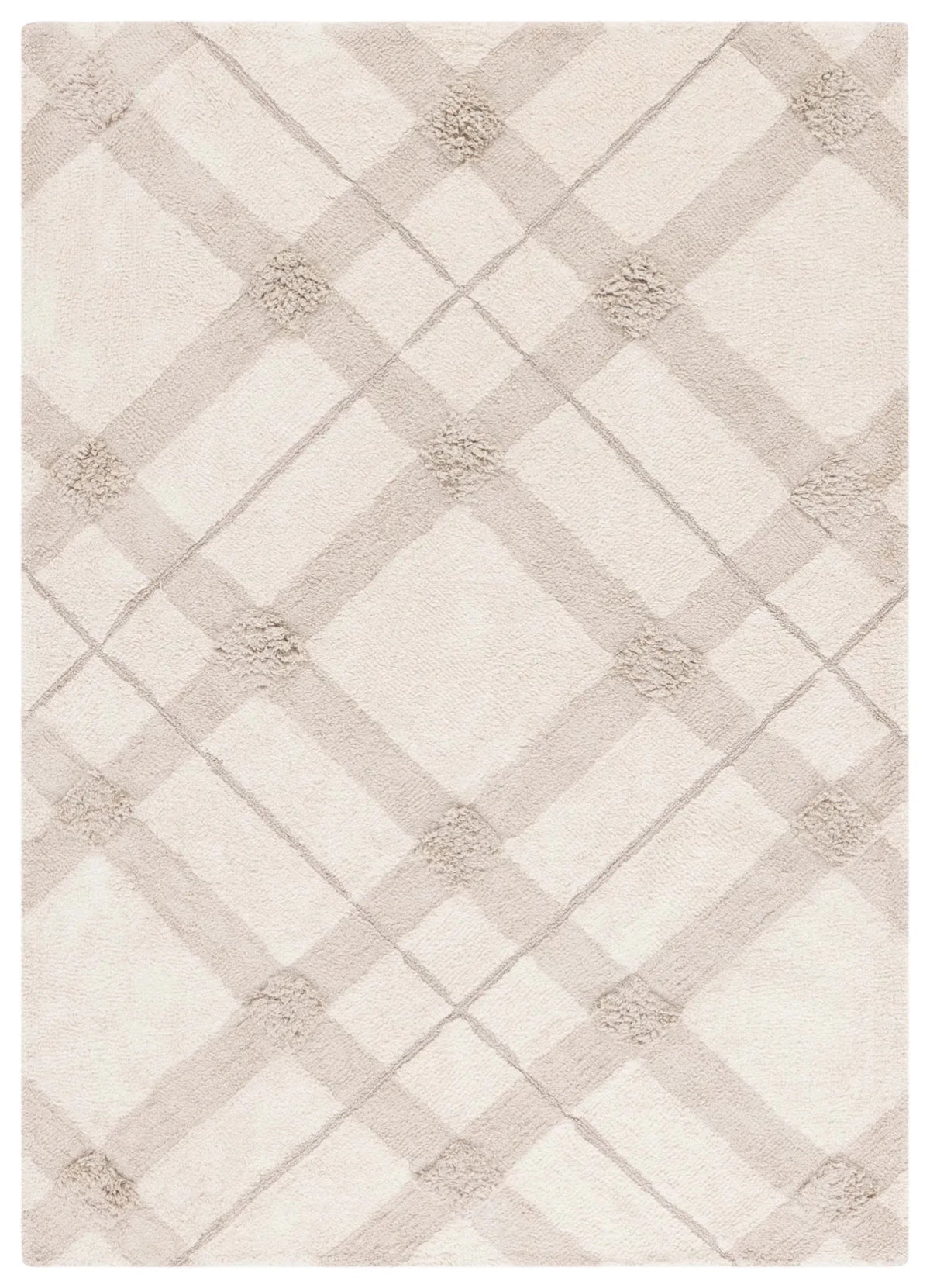 Safavieh Easy Care 4'-0" x 6'-0" Rug in Ivory / Beige