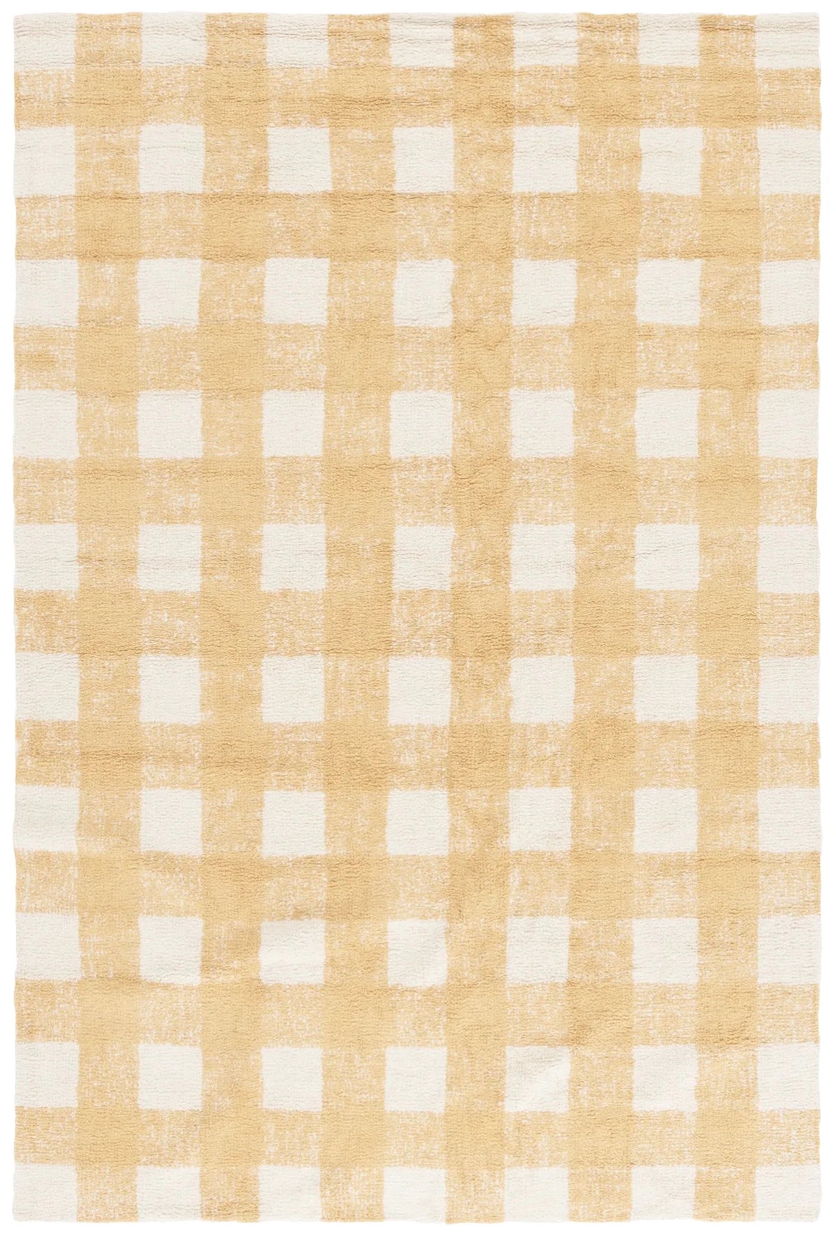 Safavieh Easy Care 4'-0" x 6'-0" Rug in Ivory / Gold
