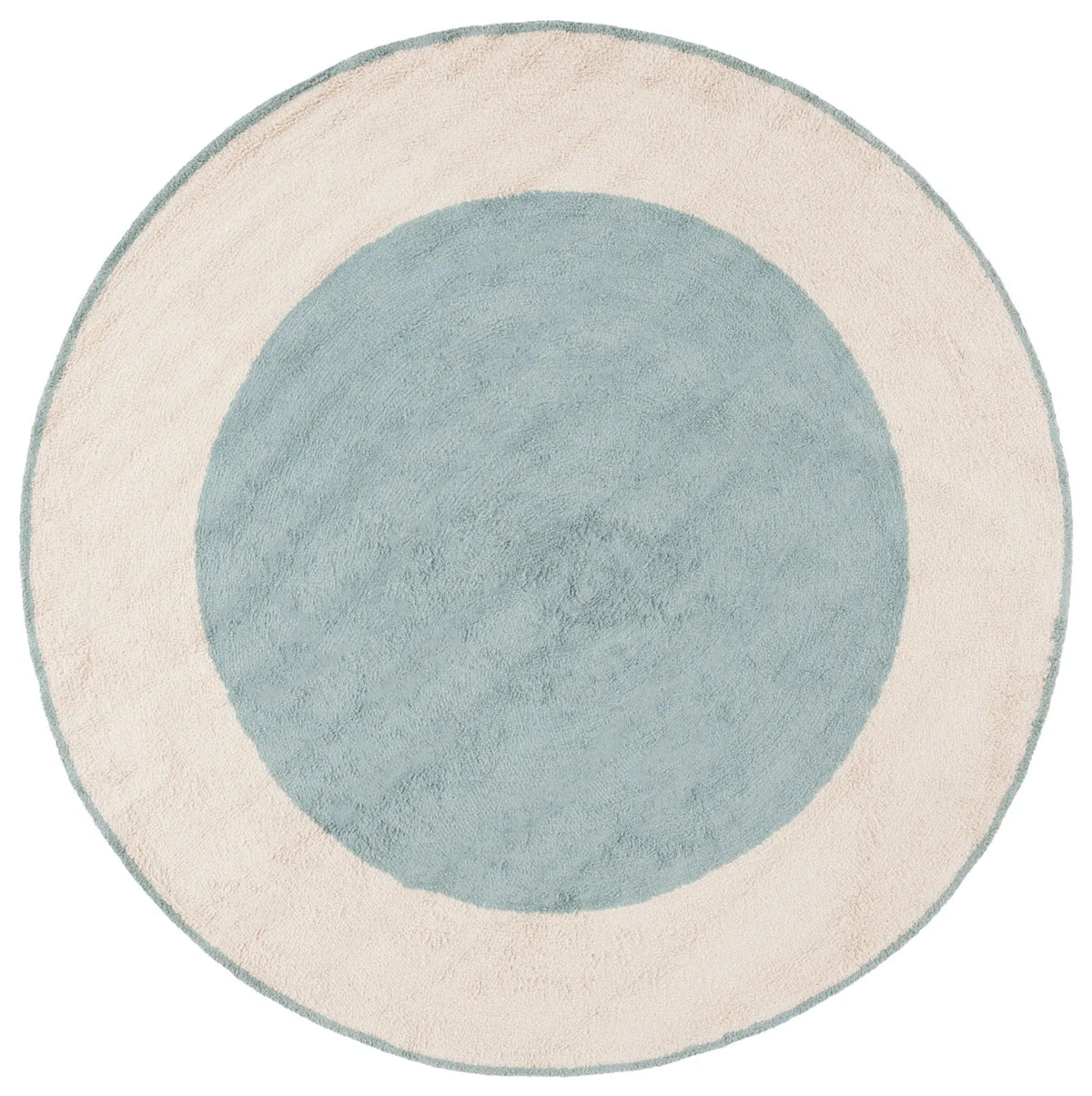 Safavieh Easy Care 5'-0" x 5'-0" Rug in Ivory / Turquoise